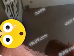 素人, アジア人, フェラチオ, 中出し, グループ, 韓国人, オナニー, 三人