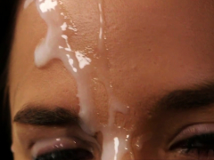 Pijpbeurt, Brits, Universiteit, Sperma shot, Sperma in gezicht, Hd
