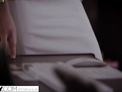 Анальный секс, Блондинки, Минет, Секс без цензуры, Каблуки, Белье, В офисе, Секретарша