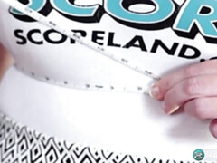 Busty angel Ellis Rose opens her naked hole on the camera