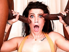 Grosser arsch, Grosser schwanz, Blasen, Betrug, Gruppensex, Gruppe, Hardcore, Interrassisch