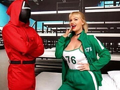 デカ尻, デカチン, デカパイ, ブロンド, フェラチオ, バック, 淫乱熟女, オッパイの