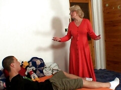 18, フェラチオ, 浮気者, 彼女, 手コキする, 旦那, 淫乱熟女, オマンコ