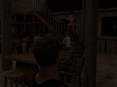 Dreidimensional, Leie, Grosse titten, Geschnappt, Milf, Schlampe, Titten, Ehefrau