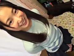 アジア人, フェラチオ, 中出し, 手コキする, 日本人, アウトドア, ティーン, オッパイの