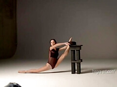 Bruinharig, Sportzaal, Hd, Tieten likken