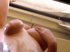 美女, デカパイ, ブロンド, エロティック, Hd, 乳首, ラフ, 三人