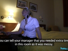 Chica, Engañando, Estilo perrito, Europeo, Hotel, Dinero, Coño, Realidad