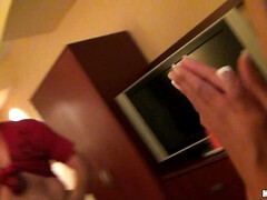 素人, お尻, デカ尻, デカパイ, ブロンド, ホテル, ラティーナ, ピアス