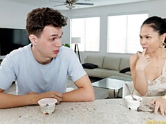 Glamour Evie Ling at medium size tits clip