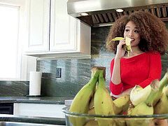 フェラチオ, 茶髪の, 黒人, オナニー, 小柄