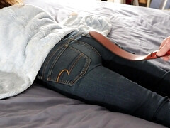 素人, デカ尻, 茶髪の, イく瞬間, バック, 淫乱熟女, 母, スパンキング