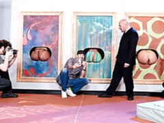 Grosser arsch, Grosse titten, Blasen, Hundestellung, Schwanzloch, Hardcore, Milf, Flotter dreier