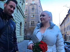 Wohlbeleibte schöne frauen, Grosse titten, Blondine, Blasen, Gehörnter ehemann, Tschechisch, Europäisch, Realität