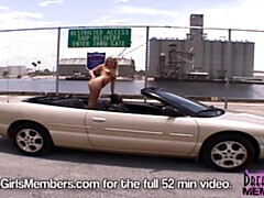 Amateur, Blonde, Femelle, Exhib, Public, Chatte, Solo, Sous la jupe