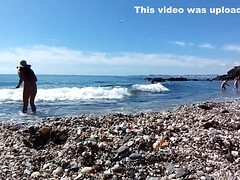 Strand, Vollbusig, Schwanz, Behaart, Hd, Realität, Solo, Titten