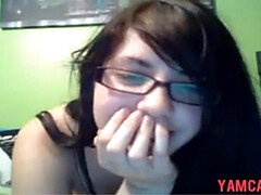 18 ans, Brunette brune, Hd, Masturbation, Solo, Adolescente, Nénés