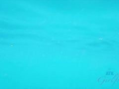 Playa, Rubia, Al aire libre, Pequeña, Pov, Adolescente, Tetas, Mojado