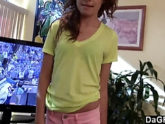 18 ans, Cul, Tir de sperme, Hd, Rousse roux, Chevaucher, Se déshabiller, Adolescente