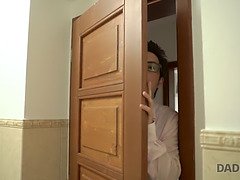 フェラチオ, 茶髪の, 爸, 指いじり, Hd, なめる, 熟年, 息子