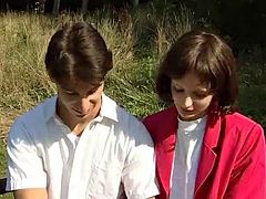 Anal, Blonde, Sucer une bite, Brunette brune, Tir de sperme, Fétiche, Allemand, Suçant