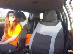 Auto, Spermaladung, Aufs gesicht abspritzen, Würgen, Lecken, Masturbation, Im freien, Pov