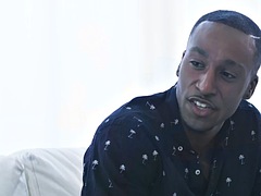 Anal, Verga grande, Negro, Ébano, Gay, Tatuaje, Trio