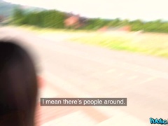 Cul, Brunette brune, Queue, Seins naturels, Piercing, Public, Chatte, Nénés