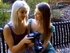 18 años, Rubia, Morena, Lesbiana, Lamidas, Coño, Adolescente