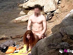 18, 素人, デカパイ, フェラチオ, Hd, 現実, 赤毛, ティーン