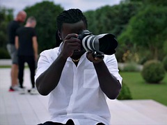 Grosse bite, Noire, Blonde, Sucer une bite, Noir ébène, Faciale, Interracial, Chevaucher