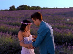 Morena, Corrida, Lamidas, Tetas naturales, Al aire libre, Coño, Afeitado, Tetas