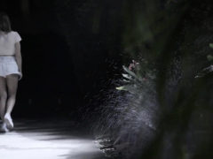 Braunhaarige, Hundestellung, Behaart, Hd, Flotter dreier