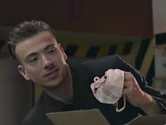 Mooi, Grote mammen, Pijpbeurt, Stel, Erotisch, Hardcore, Ondergoed, Kantoor