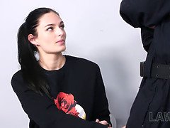 18 jahre, Braunhaarige, Hd, Büro, Polizei, Realität, Rau, Jungendliche (18+)