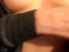 Enthousiasteling, Seksspeelgoed, Vrouw, Flashing, Orgasme, Slet, Roken, Alleen