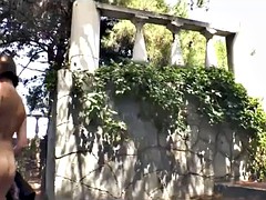 毛深い, オナニー, アウトドア