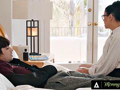 MOMMYS BOY - Hot MILF Teacher Dana Vespoli Gives Recovering Student TITTY FUCK  DICK RIDING Care