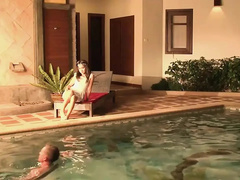 アジア人, デカチン, フェラチオ, 毛深い, Hd, 巨大, オマンコ, 馬乗り