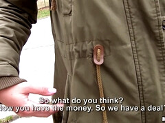 Enthousiasteling, Lieveling, Pijpbeurt, Europees, Hardcore, Geld, Buiten, Gezichtspunt