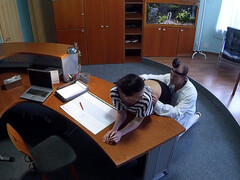 Sucer une bite, Médecin, Doigter, Léchez, Infirmière, Bureau, Culottes ou slips, Pov