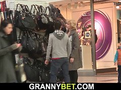ブロンド, フェラチオ, エロ熟女, 熟年, 淫乱熟女, 母, オマンコ, 義母