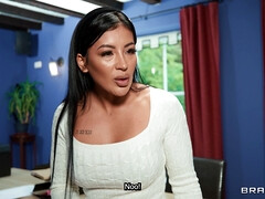 Большой член, Минет, Брюнетки, Чудовищные размеры, В офисе