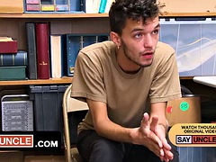 Amateur Thief Gets Fucked In Mall Security Office