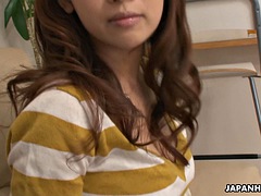 アジア人, デカチン, デカパイ, フェラチオ, 中出し, イく瞬間, キス, パンティ
