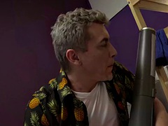 Lamer culo, Chica, Mamada, Linda, Chupando, Tatuaje, Trio, Tetas