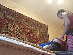 Leie, Sadomasochismus, Weibliche domination, Hd, Russisch, Strapon