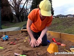 Seksspeelgoed, Harig, Hd, Masturbatie, Rijpe lesbienne, Geschoren, Sokken, Alleen