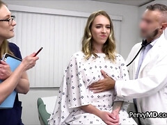 Nurse leaves so doctor can shag big-breasted patient