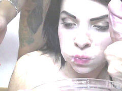 ぶっかけ, 口内発射, イく瞬間, 顔射